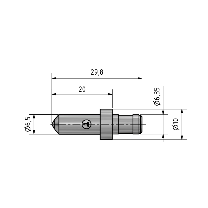 Eindringkörper Vickers Wolpert Standard HV5 01 | Webshop LATZKE